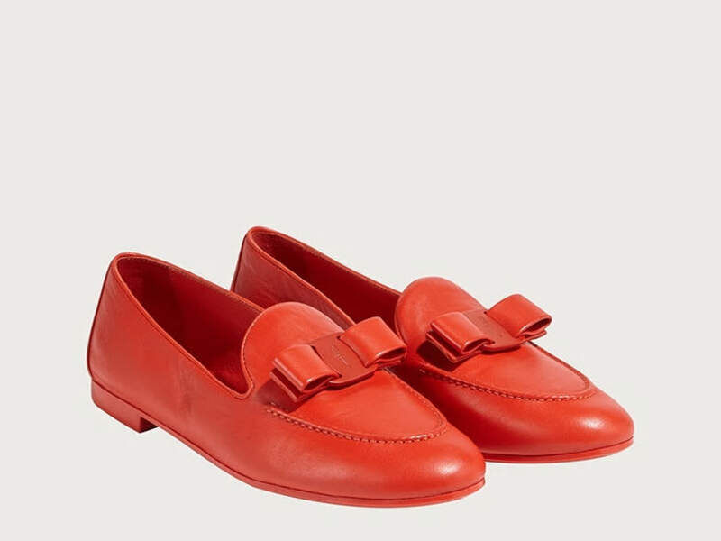 Mocasines lazo Vara - Coral