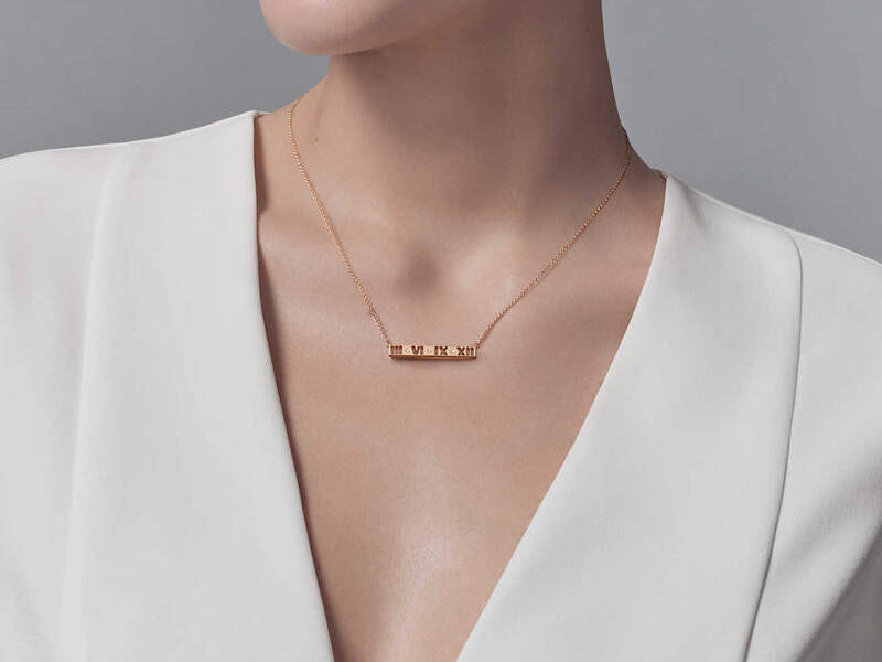 Collar Atlas Oro rosa 18k c/diamantes