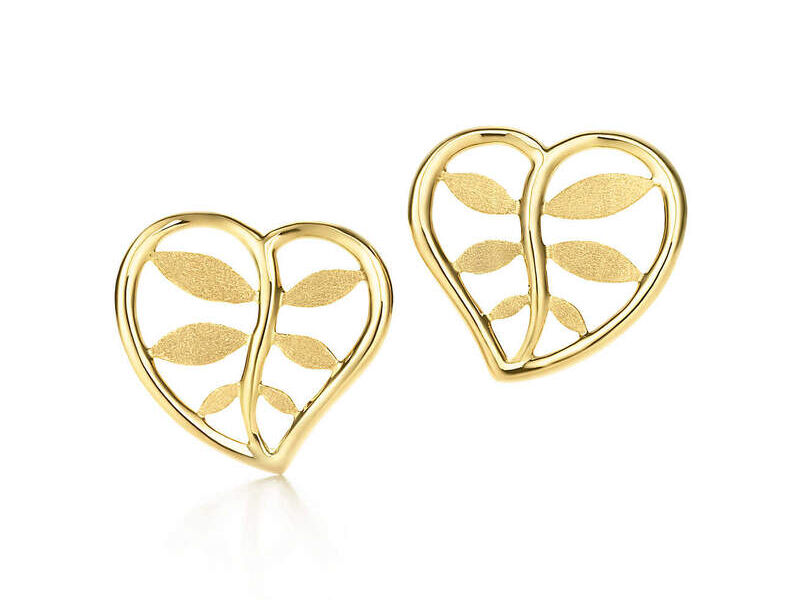 Aretes Paloma P Heart Oro 18k