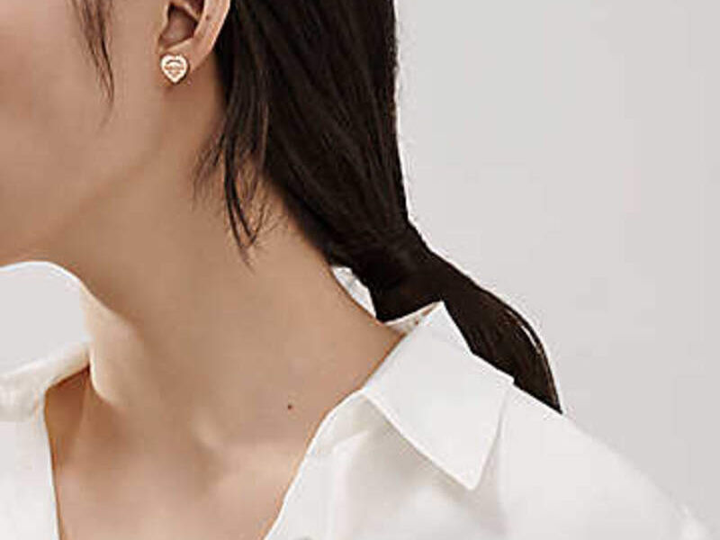 Aretes Return To Tiffany Heart Oro Rosa 18k