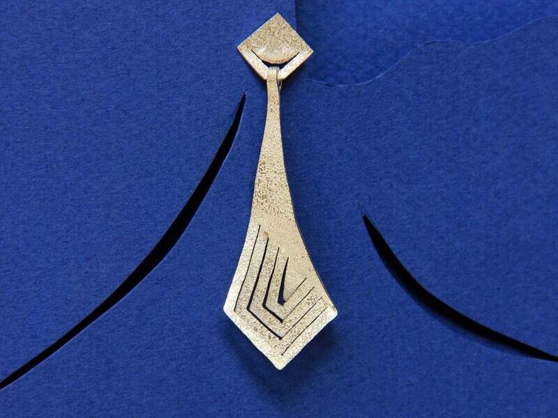 Aretes de Plata en Forma Geometrica